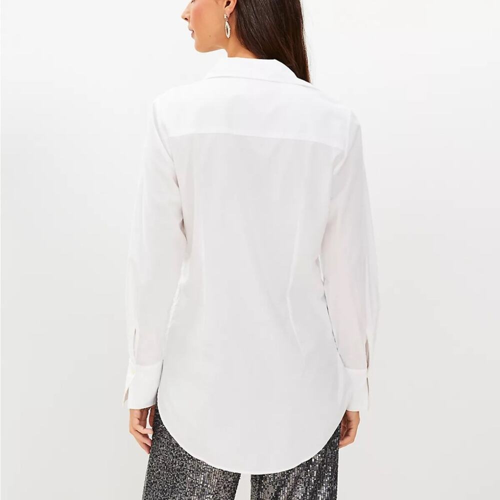 NEW LOFT Twist Everyday Tunic Top Size 0 - Picture 2 of 11